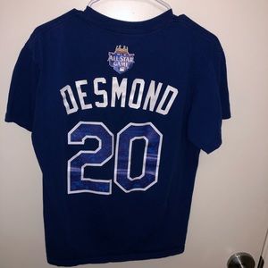 2012 MLB all star game Ian Desmond shirt size M
